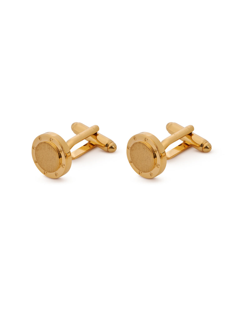 Gold-plated brass cufflinks SAINT-HONORE – Smalto