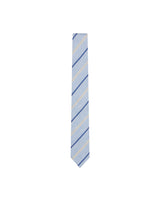 Sky blue repp tie