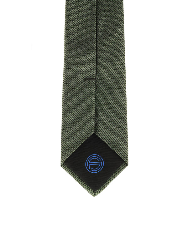 Graphite grey ANOR small patterned tie